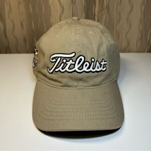 Titleist X Disney Mickey Mouse Dad Hat Strap Back Men's Khaki Golf Embroidered